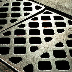 photo "Rain sewer grill"