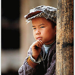 photo "Thinking kid"