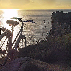 photo "Bike at Borrowall, Cornwall"