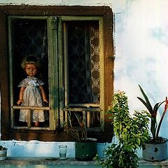 photo "Gypsy-house ( Maramures window # 1)"