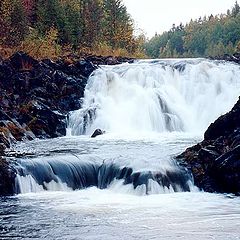 фото "Водопад Кивач. Карелия. 14/09/2001"