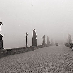 photo "Morning Jogging On Karlov Bridge"