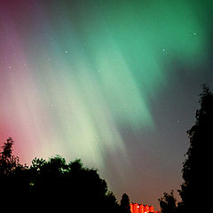photo "Northern lights in Moscow (Russia)"