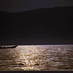 photo "Evening boat"