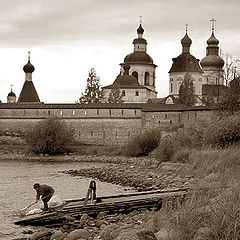 photo "Women`s work of Kirillov town"