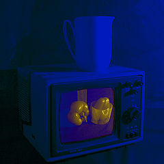 photo "Still life with old TV..."