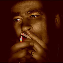 photo "THE LAST SMOKER"
