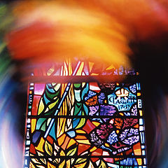 фото "Church Window On Fire"