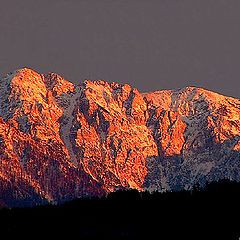 photo "Glowing Mountain"