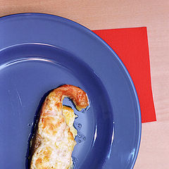 photo "Offis-etude with portion of a salmon"