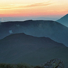 photo "Sunset at the Chernogora mountains"