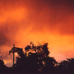 фото "Sunset over Victoria Falls"