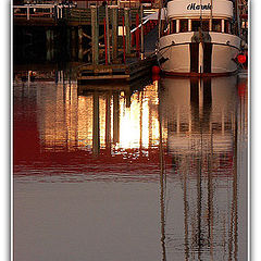 photo "Sunset in a harbour - 3"