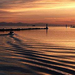 photo "Boat`s wake"