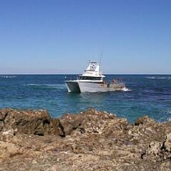 фото "Cray boat setting pots of Greenough."