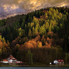 photo "Sunset at Zagorze Slaskie"