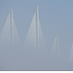 photo "Bridge in the fog"