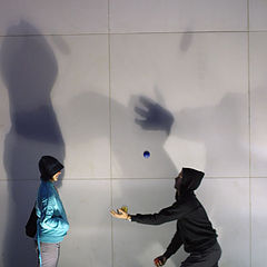 photo "Juggler trying to seduce his lady"