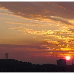 photo "Sunset over Aalborg"