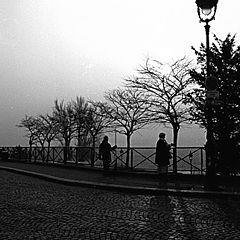 photo "Three lamps in Paris"