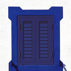 photo "Just a closed blue window"