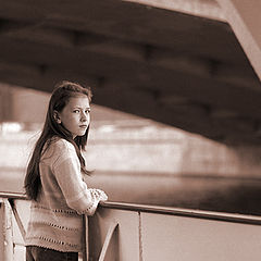 photo "Casual portrait II (walk on the Moscow river)"