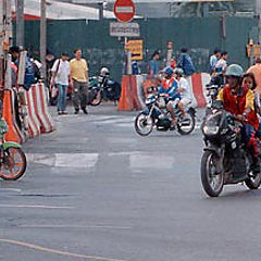 фото "Bangkoktraffic in panorama"