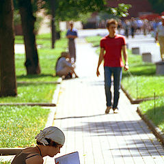 photo "The shadow when is a sunny day"