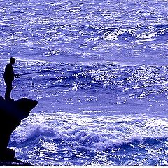 photo "Fisherman in blue"