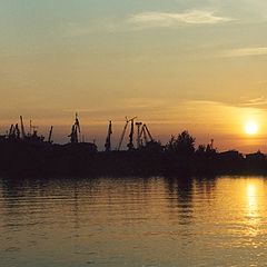 photo "Midnight sun. Port. Petrozavodsk."