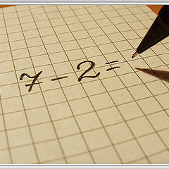 photo "Simplest math test"