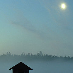 photo "night. lake. fog."