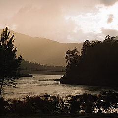 photo "Evening on the river Katun."