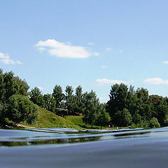 photo "On The Pirogovskoe water basin in Moscow suburbs -"