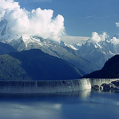 photo "Lake Emmoson & Mont-Blanc"