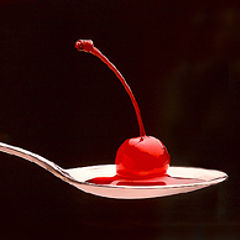 фото "spoon and cherry"