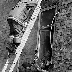 photo "Rescueing from fire"