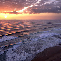 фото "Sunset in Magoito - Portugal"