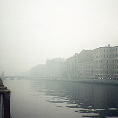 photo "Fog above Fontanka river"