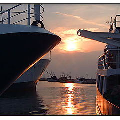 photo "Port at sunset"