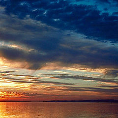 photo "Thunderstorm sunset"