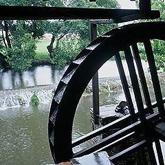 photo "Old oil-press over riverside of Serta (Portugal)"