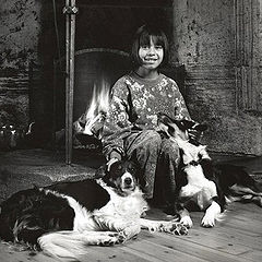 photo "Anna & the dogs"