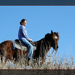 photo "Hannah and her Horse"