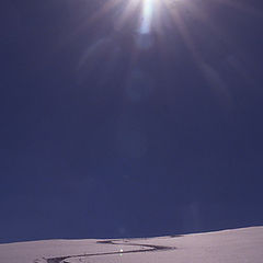 photo "Telemark skiing"