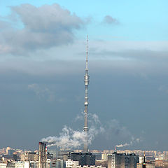 photo "Solar gap above Moscow"