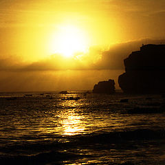 фото "Sunset in Nazare"