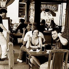 photo "SIDEWALK CAFE: Athens, Ga. 04 2000"