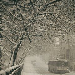 фото "Первый снег. Гоголевский бульвар"