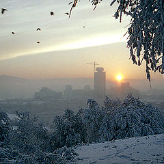 photo "Winter evening on grief Pokrovskaya"